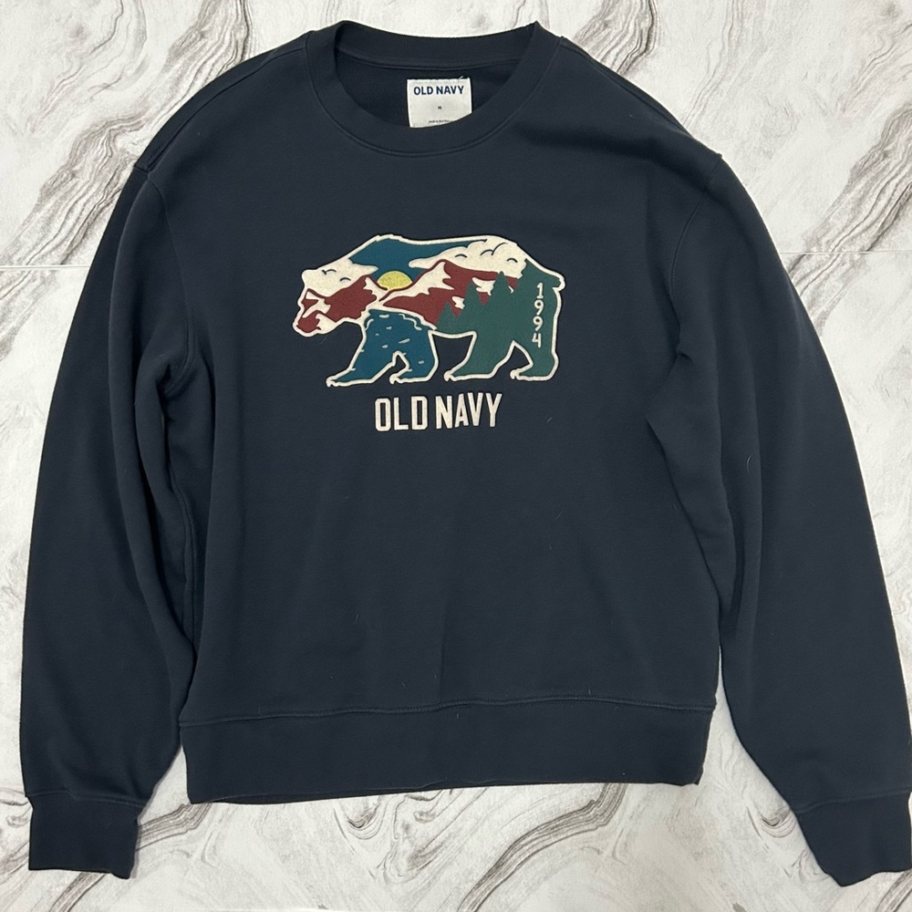 Old Navy Blue Sweatshirt Like New Size Small